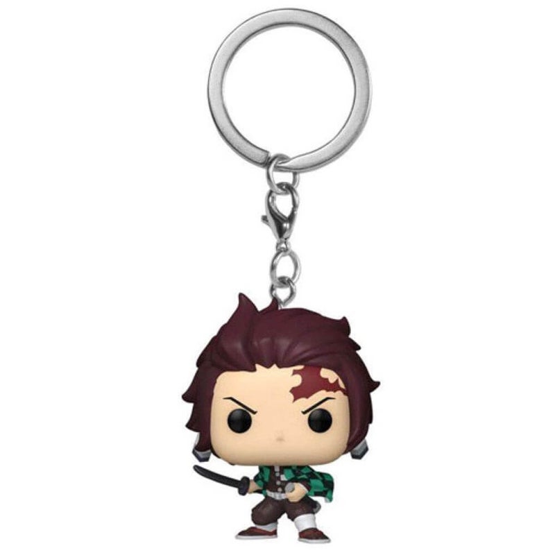 Funko Pocket POP Demon Slayer Tanjiro Kamado Vinyl Figure Keychain - Image 1